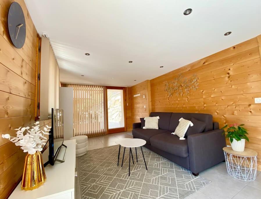 Androsace Appartement Dans Chalet Bois Avec Jacuzzi Privatif Terrasse Et Vue Montagne Les Villards-sur-Thones Exterior foto